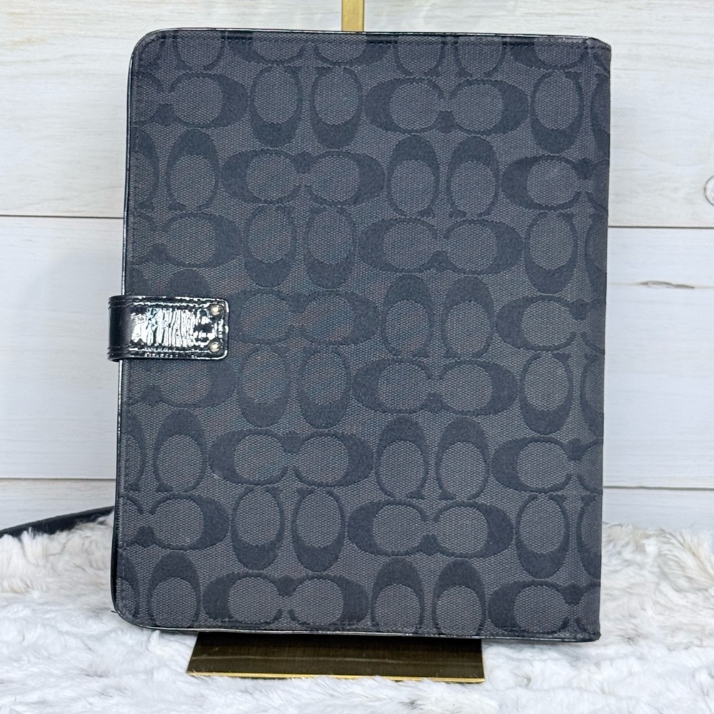 Coach Black and Gray Tablet Case - Picture 2 of 11